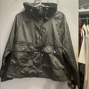 Zara basic windbreaker
